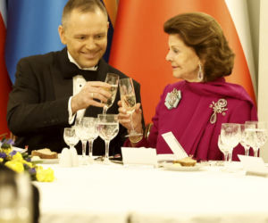 Obiad na cześć szwedzkiej pary królewskiej