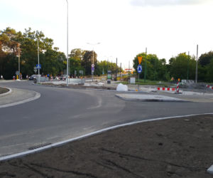 Budowa buspasów w Myślęcinku