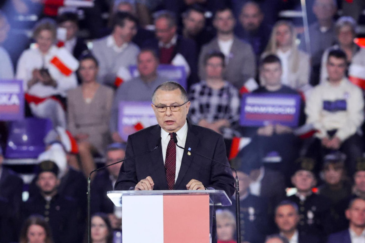 Łódź. konwencja wyborcza Karola Nawrockiego