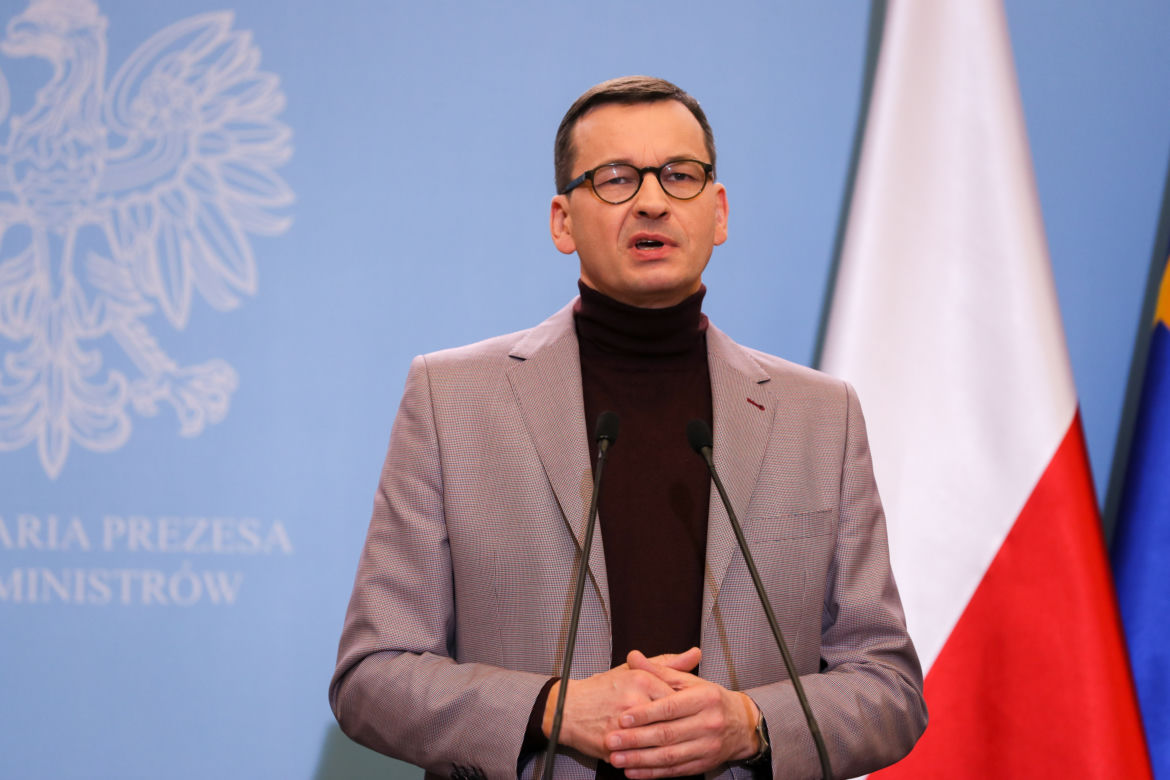 Premier Mateusz Morawiecki jak gwiazda z Hollywood