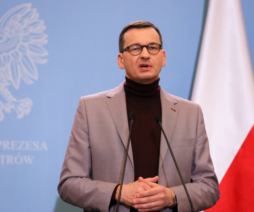 Premier Mateusz Morawiecki jak gwiazda z Hollywood