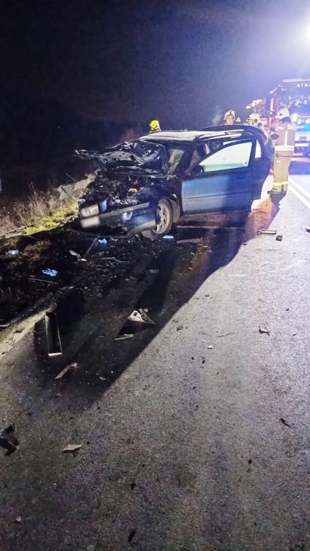 Tragiczna w skutkach kraksa bmw, fiata i volvo. 40-latka nie żyje