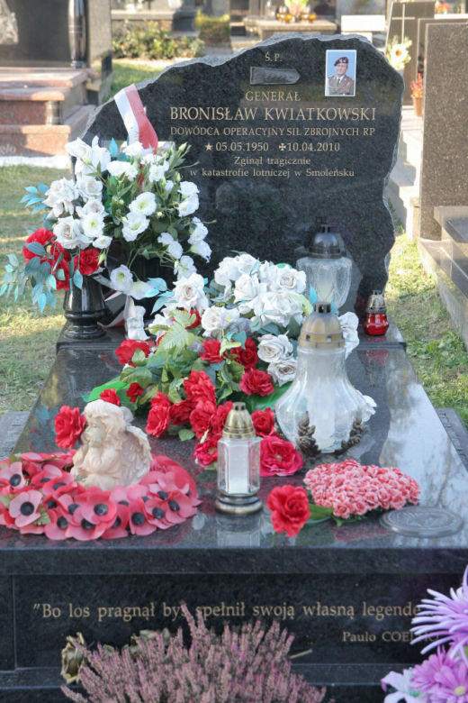 Grób generała Wojska Polskiego Bronisława Kwiatkowskiego
