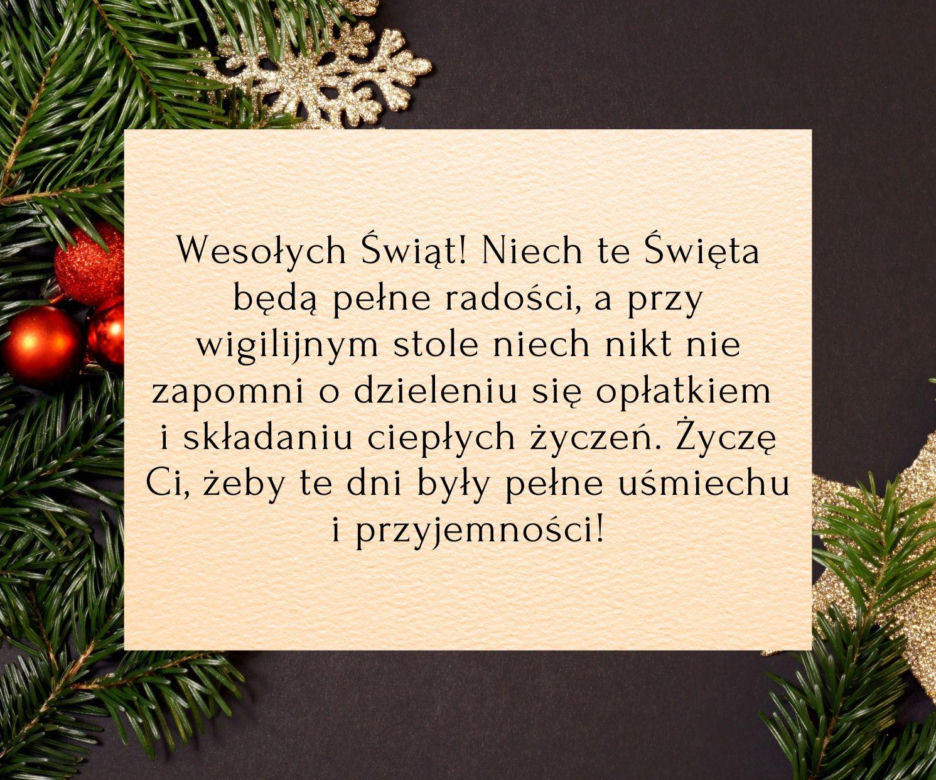 Krótkie życzenia bożonarodzeniowe 2025 - zabawne śmieszne i z dystansem
