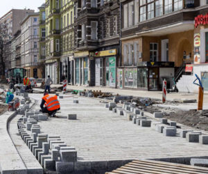 Przebudowa alei Wojska Polskiego - kwiecień 2022