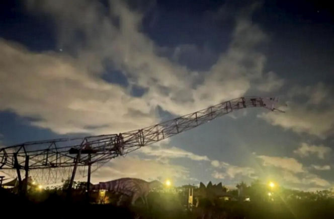 Piorun trafił prosto w dinozaura! Zobacz, co z niego zostało