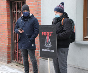 Protest branży ślubnej w Toruniu