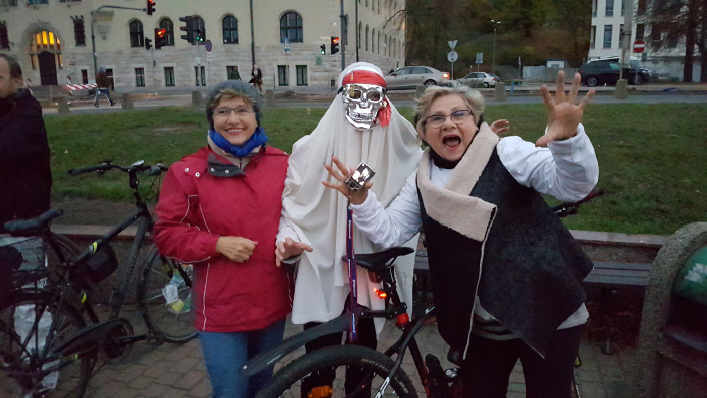 Bydgoska Masa Krytyczna zorganizowała przejażdżkę w klimacie Halloween