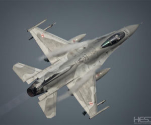Ktoś próbował oślepić pilota F-16! Wiązka lasera trafiła w wojskowy samolot podczas lądowania