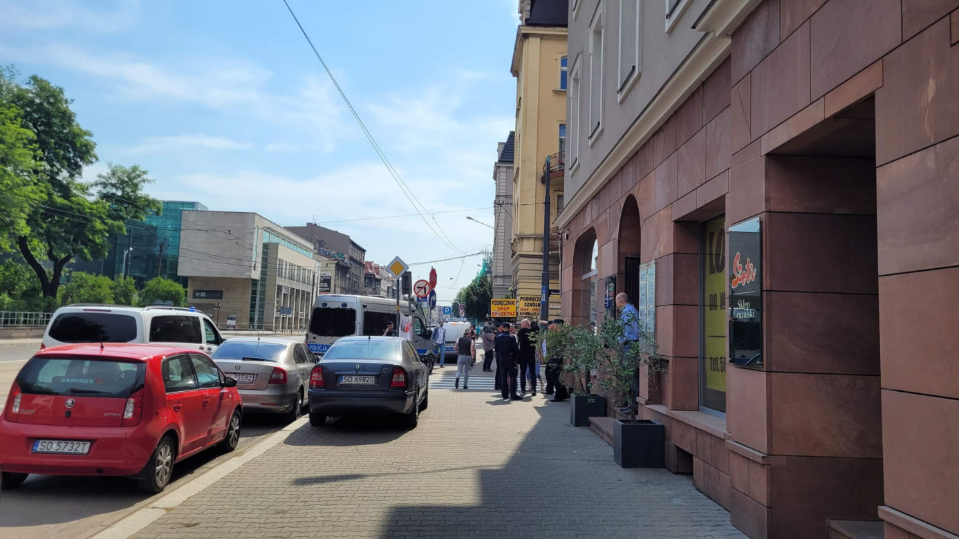 Katowice. Związkowcy wściekli na premiera Morawieckiego. "Bronimy węgla, Bronimy Polski"
