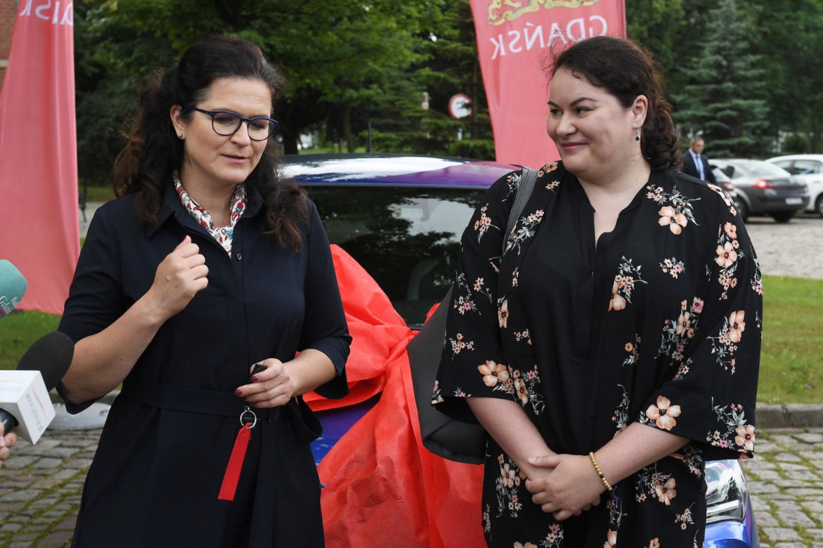 Gdańsk: Dostała samochód od miasta, bo płaci podatki [ZDJĘCIA]