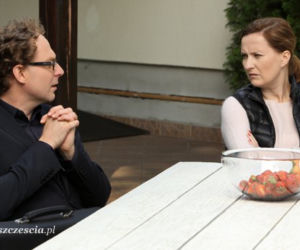 Barwy szczęścia. Maria Pyrka (Izabela Kuna), Marek (Marcin Perchuć)
