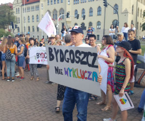 Bydgoszcz solidarna z Białymstokiem. - Każdy ma prawo do miłości i szacunku! [ZDJĘCIA] 