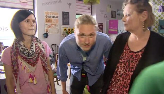 Przepis na życie 5 sezon - plan serialu. Anka (Magdalena Kumorek), Wanda (Iwona Bielska)