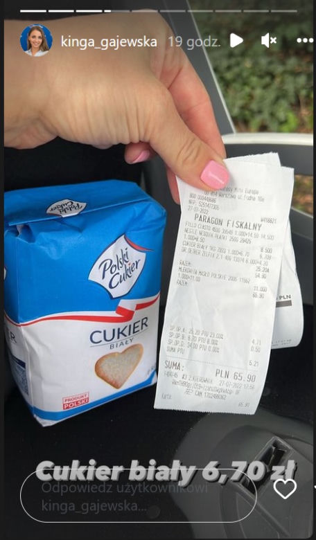 Gajewska chciała zrobić dżem. Pokazała, ile zapłaciła za cukier. Cena? Zwala z nóg!