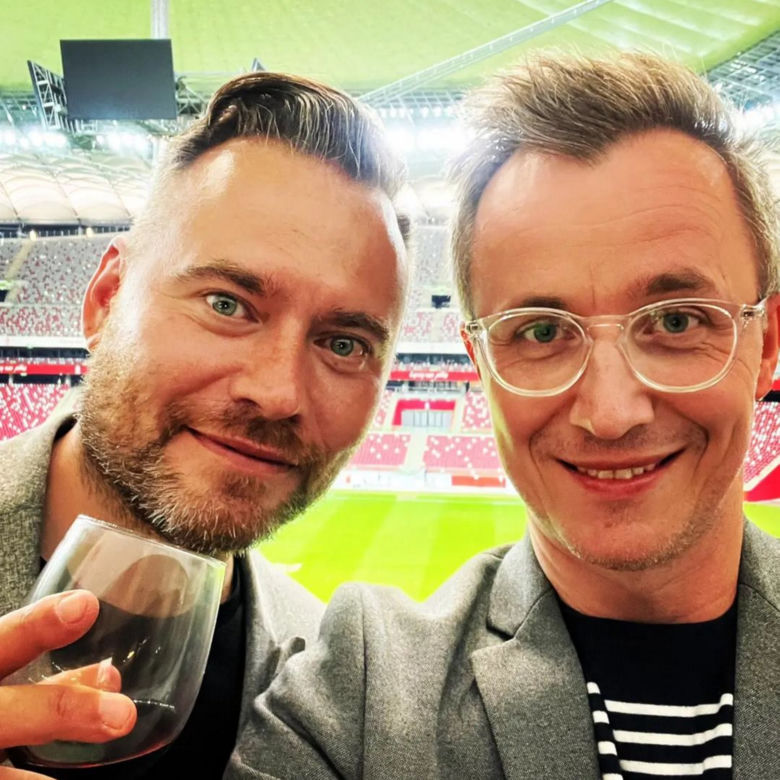 Gwiazdy na meczu Polska - Belgia
