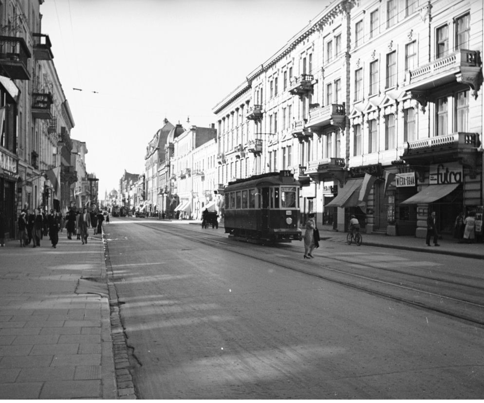 Ulica Piotrkowska, rok 1939