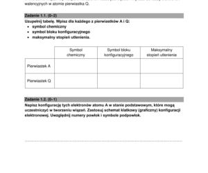 Matura 2026 Chemia FORMUŁA 2015: Arkusz CKE