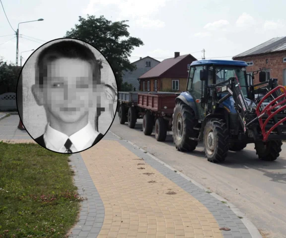 Bartuś chciał tylko pojeździć na rowerku.