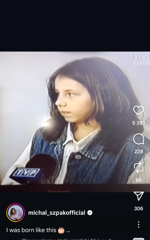 Tak Michał Szpak wyglądał jako trzynastolatek. Piosenkarz już wtedy miał zadatki na wielką gwiazdę