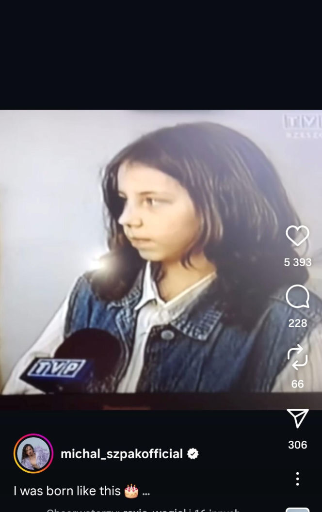 Tak Michał Szpak wyglądał jako trzynastolatek. Piosenkarz już wtedy miał zadatki na wielką gwiazdę