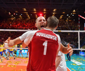 MŚ siatkarzy 2018, Bartosz Kurek, Piotr Nowakowski, finał, Polska - Brazylia