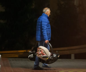 Karol Strasburger odebrał żonę i corkę ze szpitala 
