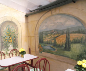 Artystyczne malowanie ścian, freski, murale, iluzj