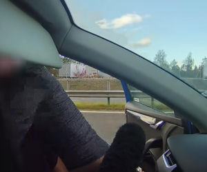 Bił kobietę na autostradzie, bo jechała zgodnie z przepisami! Wszystko nagrała jej 8-letnia córka