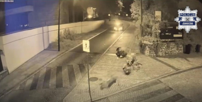 Ukradli motocykl, bo nie chcieli iść pieszo. Nocny pościg zakończony w słupie!