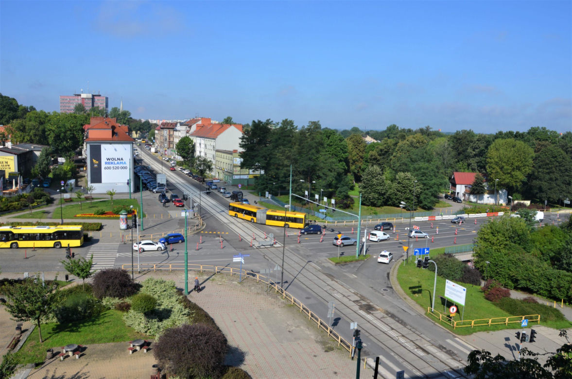 Modernizacja torowiska na ul. Wolności w Zabrzu - zmiana organizacji ruchu. NOWE ZDJĘCIA