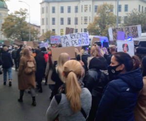 Protest kobiet w Szczecinie - 22.10.2020