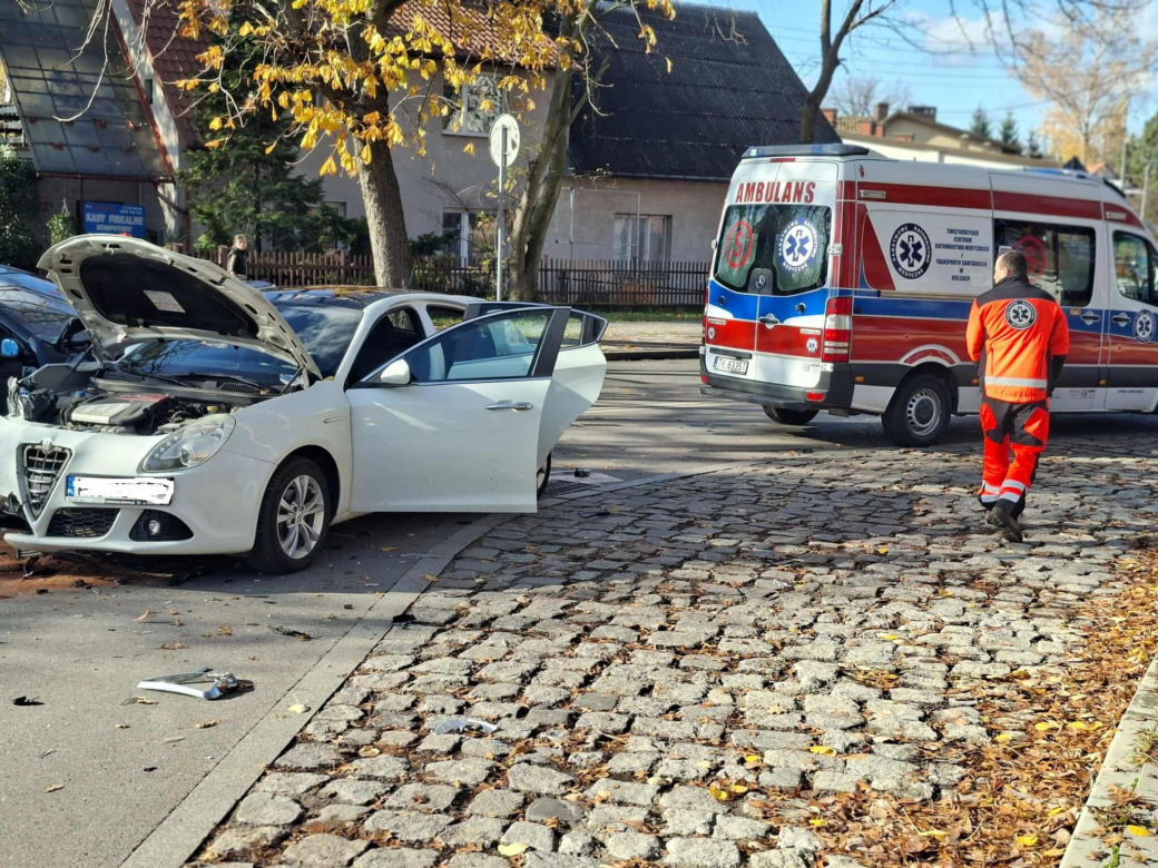 Wypadek na ul. Konstytucji 3-go Maja w Starachowicach