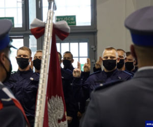 Nowi policjanci na Warmii i Mazurach. Ślubowanie złożyło 64 funkcjonariuszy [ZDJĘCIA]