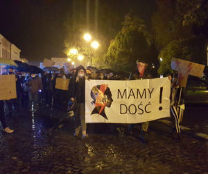 Protest mieszkańców Nowego Sącza