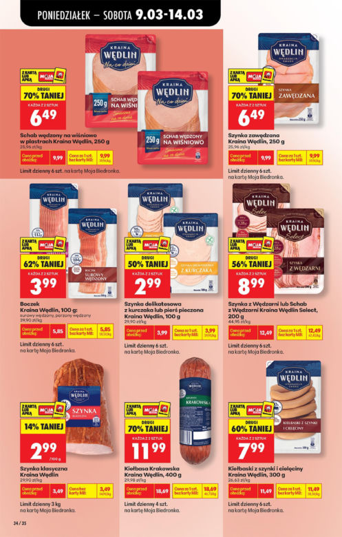 Biedronka - gazetka promocyjna 9.03.2026