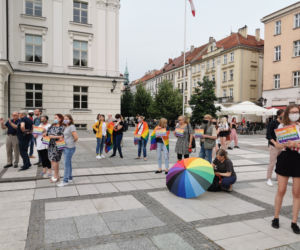 Jestem człowiekiem, nie ideologią manifestacja w Kaliszu