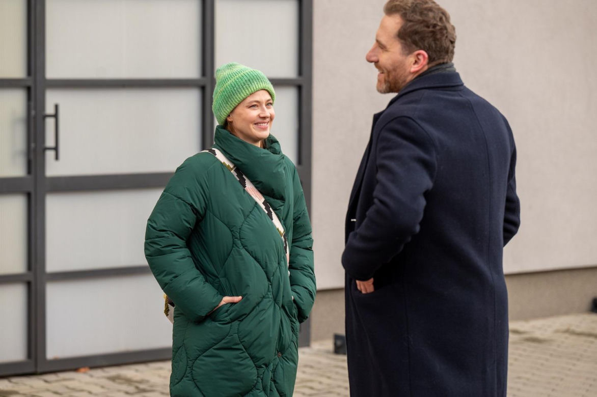 Barwy szczęścia, odcinek 3174. Gabi (Marta Juras), Szczepan (Robert Gulaczyk)