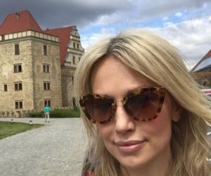 Magdalena Ogórek walczy z upałem