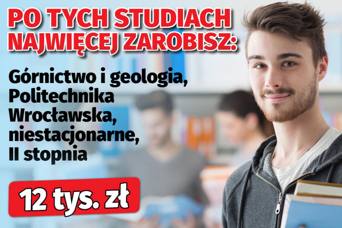 Po tych studiach najwięcej zarobisz