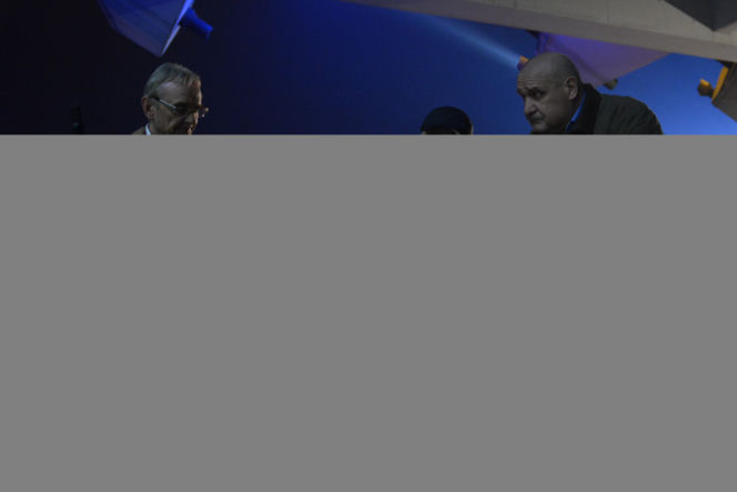 Pierwsza miłość. Krzyś (Mariusz Jakus), Romuś (Grzegorz Skrzecz), Karol Weksler (Karol Strasburger), Andrzej (Jerzy Bończak)