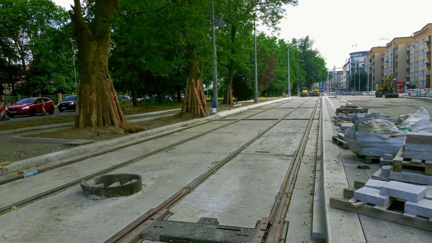 "Torowa rewolucja" w Szczecinie - czerwiec 2021