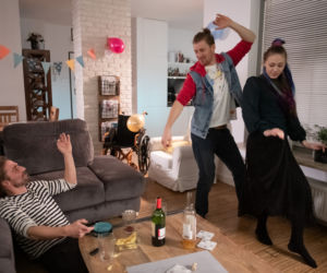 Na Wspólnej odc. 3100. Dawid (Daniel Mosior), Daria (Patrycja Topajew), Adam (Marcin Rogacewicz)
