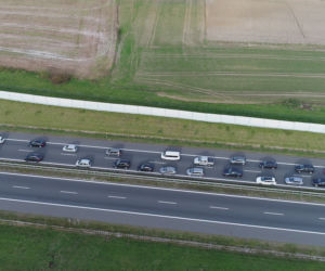 Korek-gigant na autostradzie A4 w Małopolsce