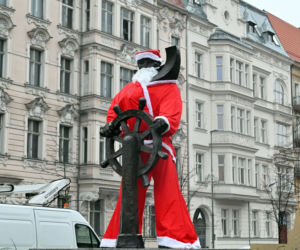 Szczeciński marynarz już w stroju świętego Mikołaja!