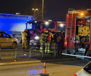 Karambol na moście Grota-Roweckiego