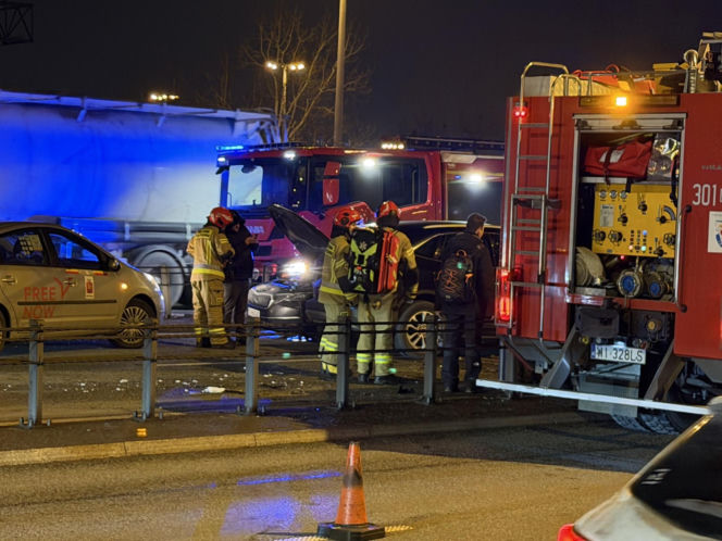 Karambol na moście Grota-Roweckiego