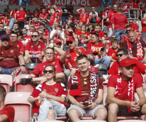 Widzew Łódź - Piast Gliwice: Zdjęcia kibiców i zawodników z meczu 34. kolejki PKO BP Ekstraklasy