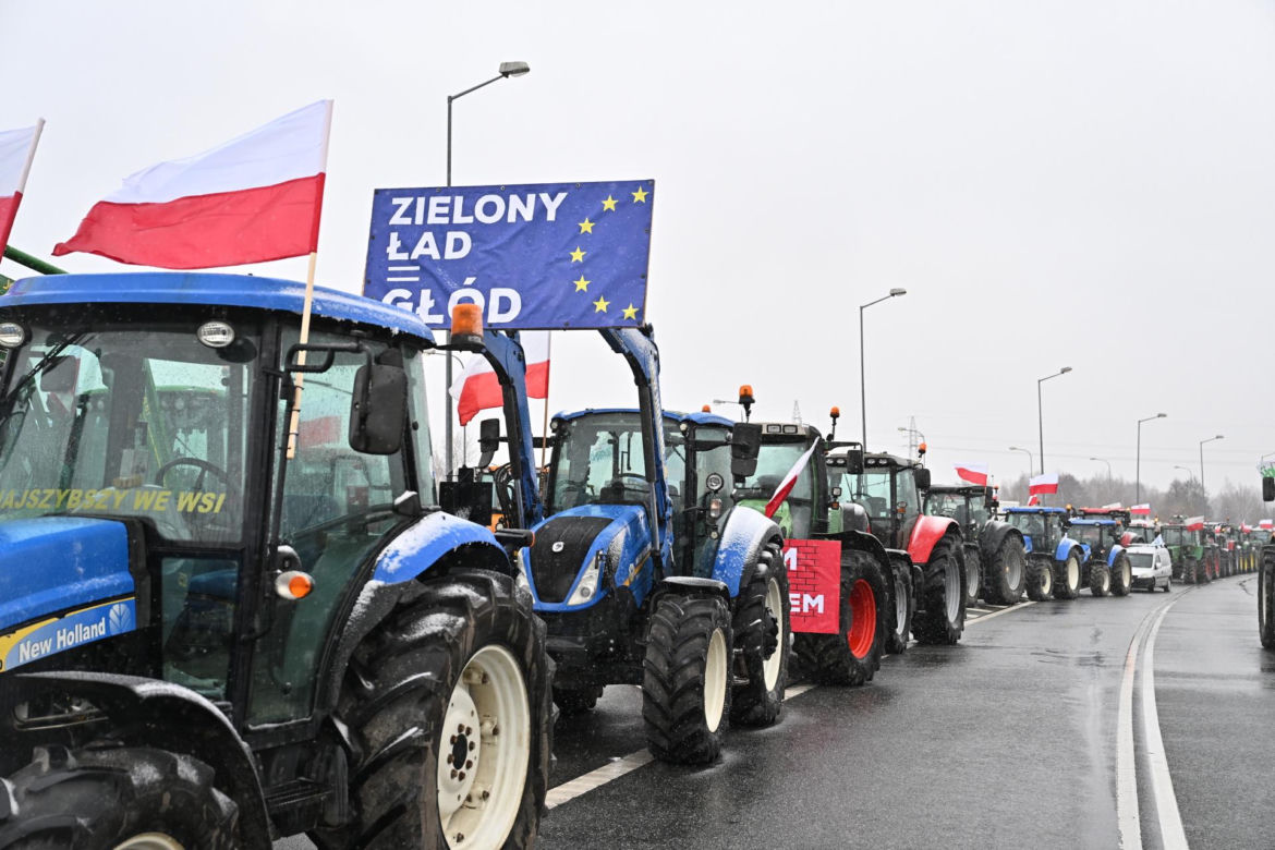 Mińsk Mazowiecki. Ogólnopolski protest rolników