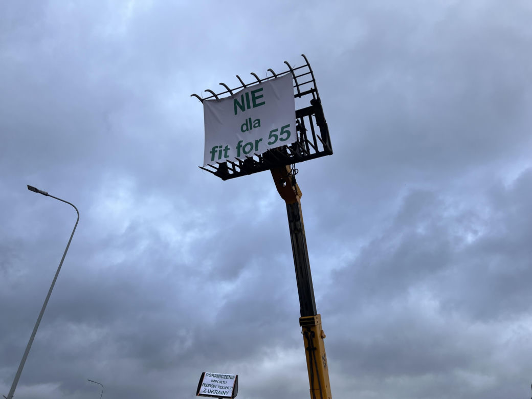 Protest rolników na Pomorzu. Kosakowo